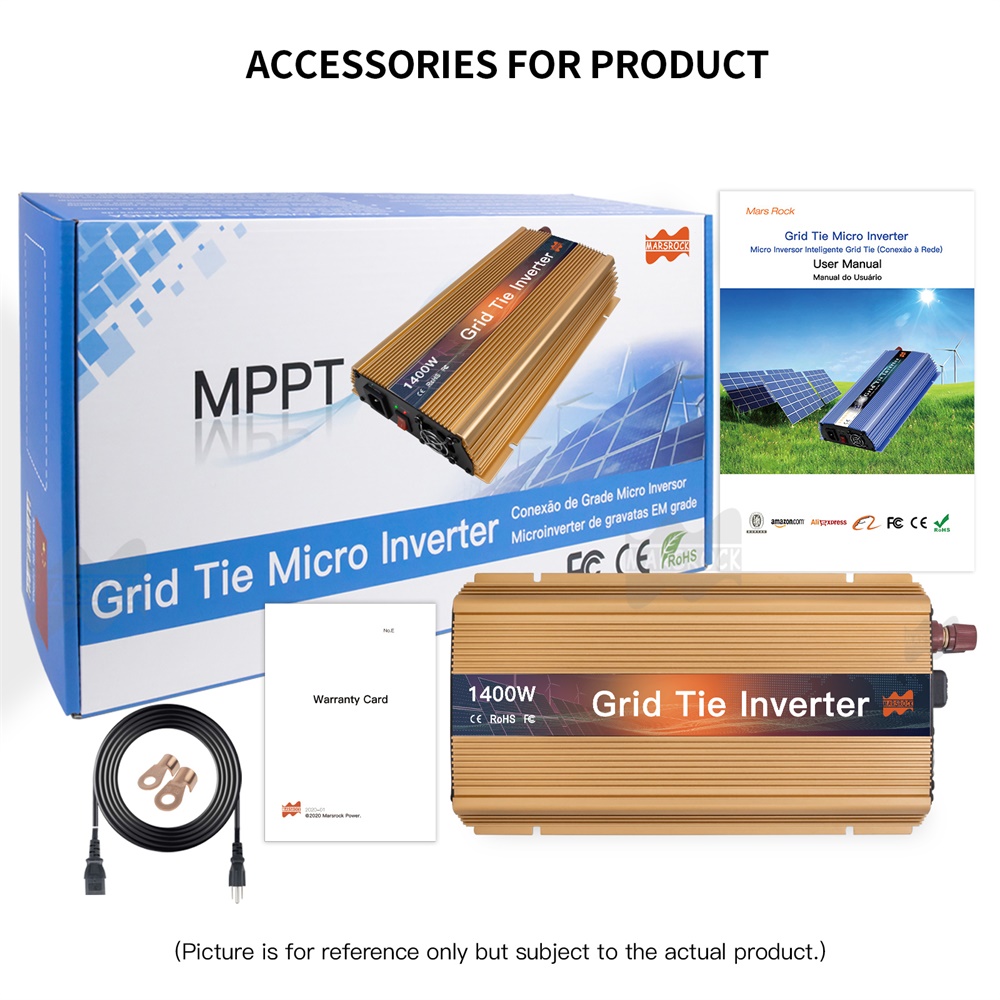 1000-1400W Grid Tie Micro Sola - Micro Inverter 1400W Solar Grid Tie 评论和价格