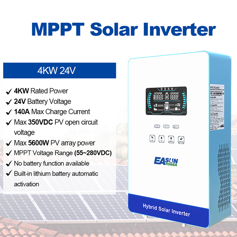 EASUN POWER 4000W 24V Off Grid - Grid Tie Inverter Limiter 2000W 评论和价格