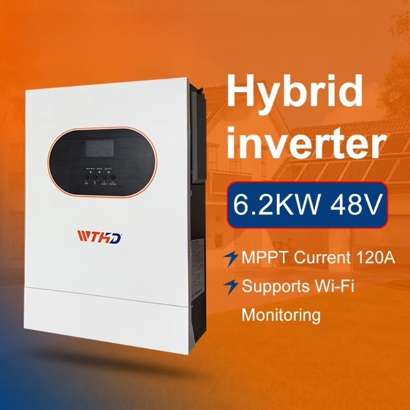 6.2KW Single Phase Off Grid On - Off Grid Solar Inverter 48V 6000W 评论和价格