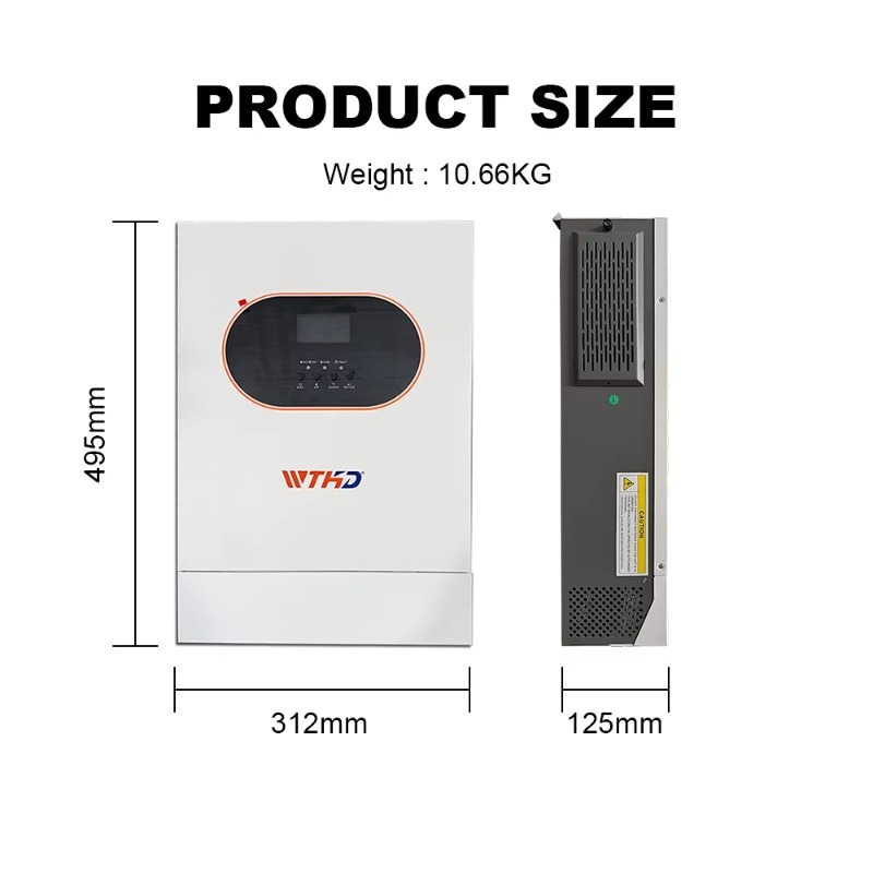 6.2KW Single Phase Off Grid On - Off Grid Solar Inverter 48V 6000W 评论和价格