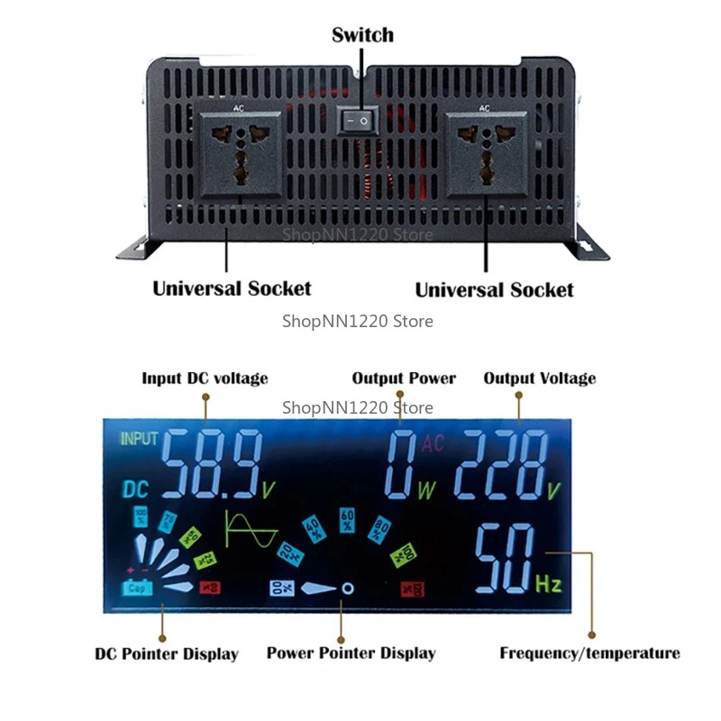 Pure Sine Wave Inverter 12v 22 - Off Grid Solar Inverter 48V 6000W 评论和价格