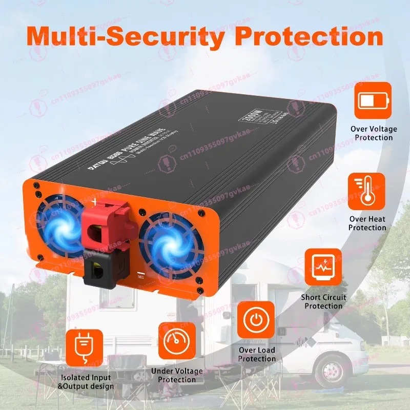 Peak 4000W 12v 24V 48v Dc To A - Power Inverter 12V 220V 4000W Continuous 评论和价格