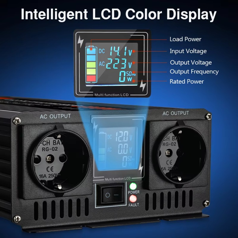 Moexsiac Pure Sine Wave Solar  - Pure Sine Wave Inverter 5000W 48V 220V 评论和价格