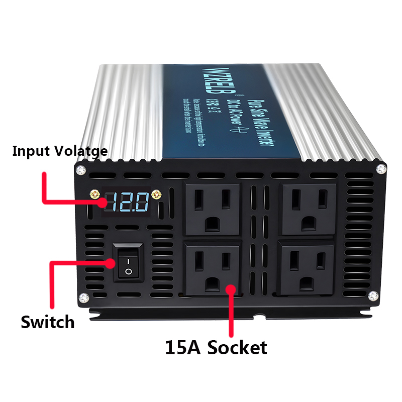 3000W Pure Sine Wave Inverter  - Inverter Pure Sine Wave 60Hz 120V 3000W 评论和价格
