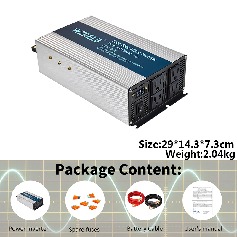 3000W Pure Sine Wave Inverter  - Inverter Pure Sine Wave 60Hz 120V 3000W 评论和价格