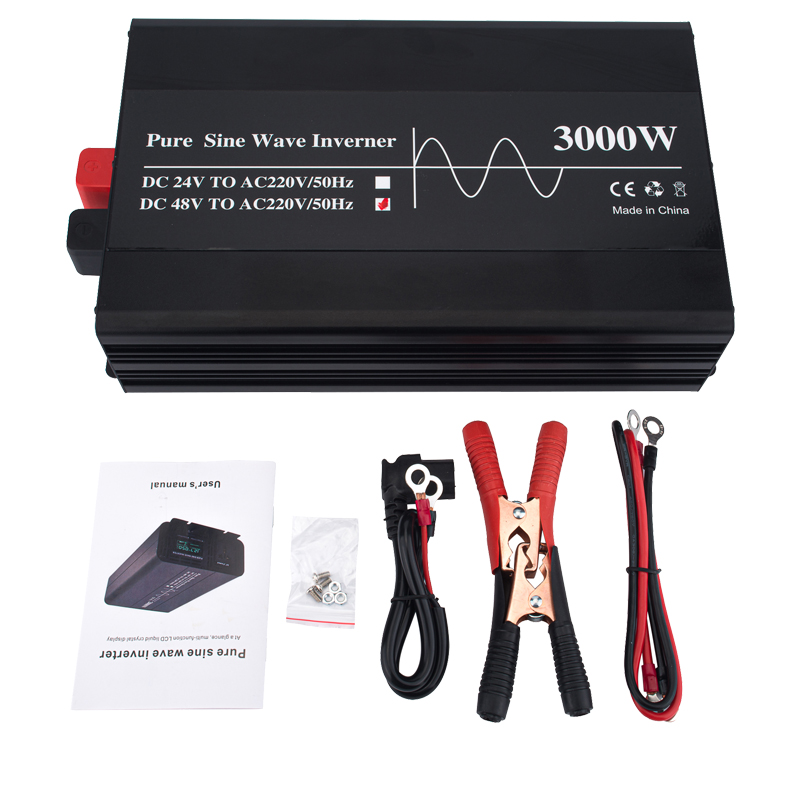 3000W 12V 24V 48V Off Grid Tie - Lifepo4 Solar Inverter 24V 3000W 评论和价格