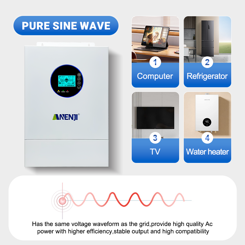 ANENJI Split Phase 12KW 48V Hy - Off Grid Solar Inverter 48V 6000W 评论和价格