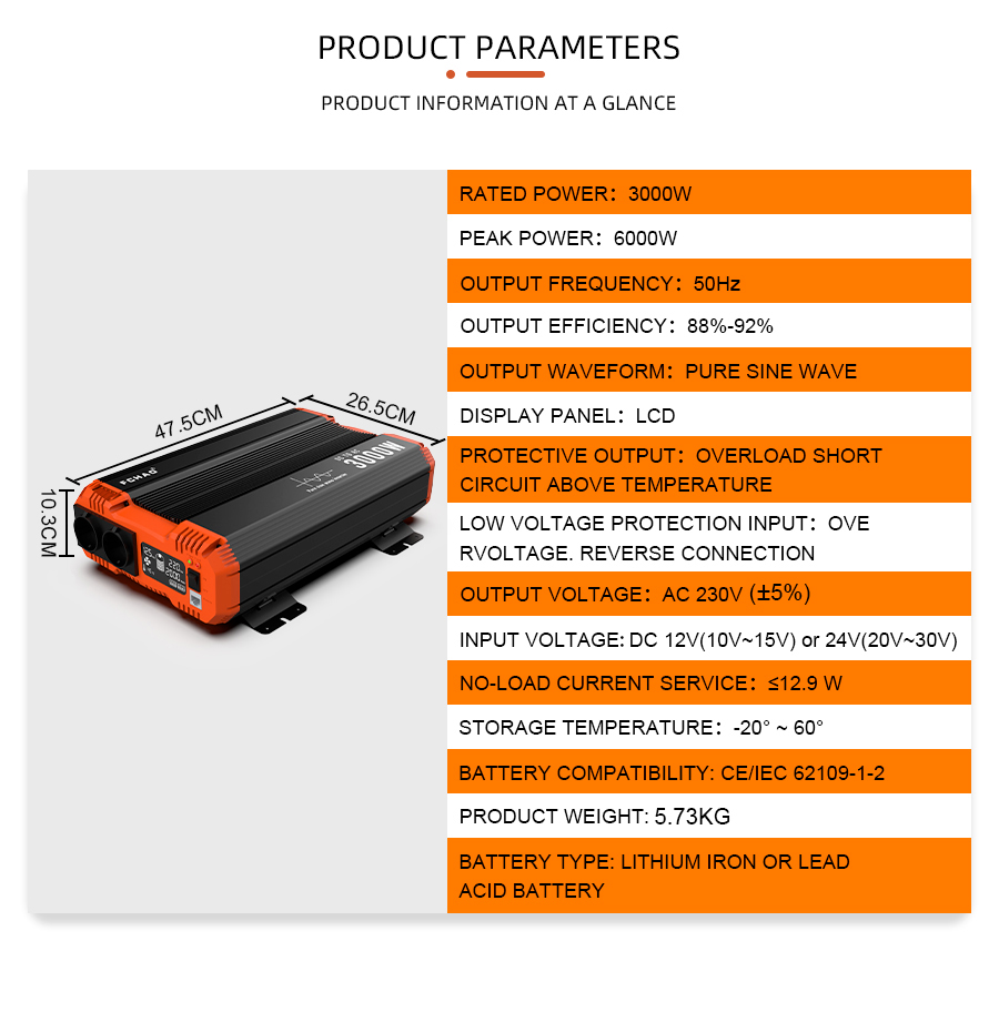 Pure Sine Wave Off Grid Invert - Off Grid Solar Inverter 48V 6000W 评论和价格