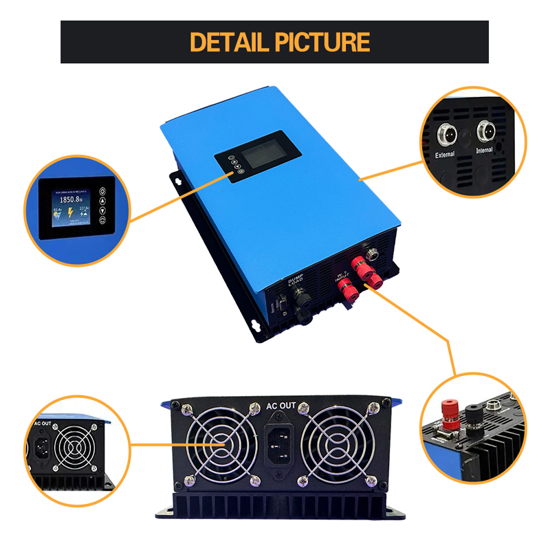 1000W 2000W Wind Power Grid Ti - Grid Tie Inverter Limiter 2000W 评论和价格