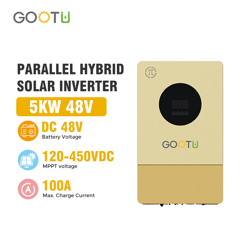 Hybrid Solar Inverter 5Kw 48V  - Parallel Solar Inverter 48V 5000W Mppt 评论和价格