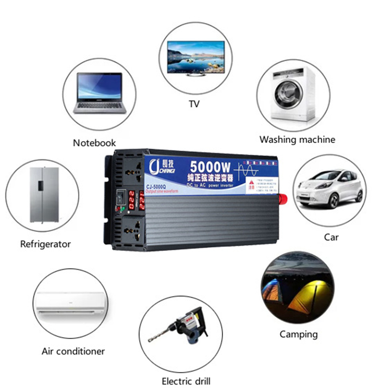 4000W/5000W/5500W/3000W Pure S - Inverter Pure Sine Wave 60Hz 120V 3000W 评论和价格