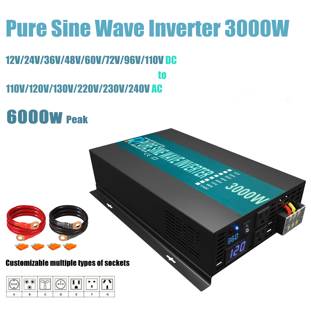 Reliable Pure Sine Wave Invert - Inverter Pure Sine Wave 60Hz 120V 3000W 评论和价格