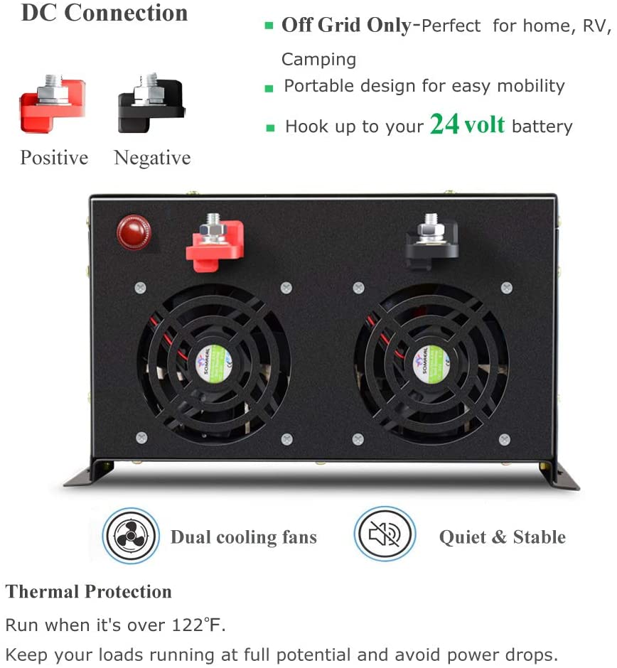 Off Grid Pure Sine Wave Solar  - Pure Sine Wave Inverter 5000W 48V 220V 评论和价格