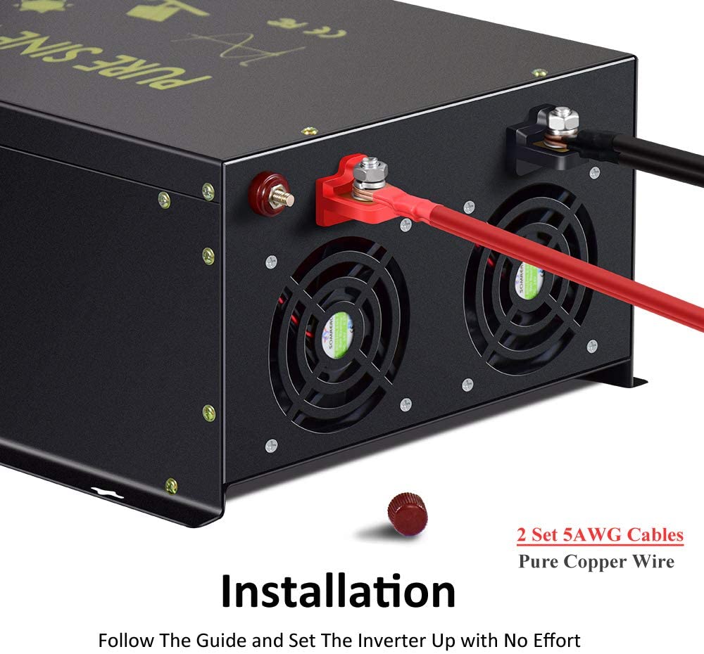 Off Grid Pure Sine Wave Solar  - Pure Sine Wave Inverter 5000W 48V 220V 评论和价格