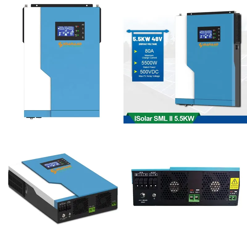 Solar Controller 3.5KW 5.5KW H - Hybrid Solar Inverter 5.5Kw Mppt 48V 评论和价格