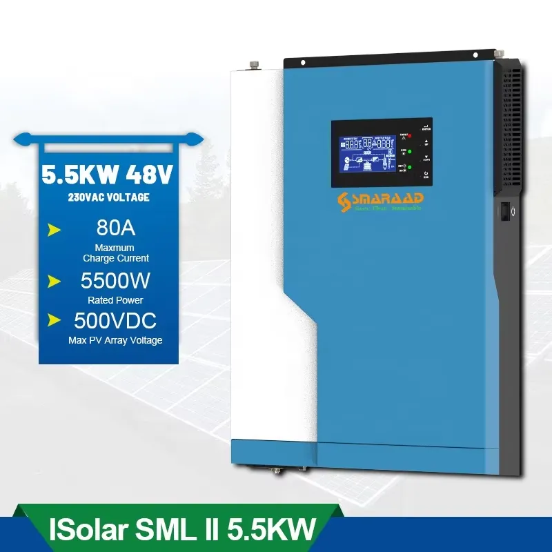 Solar Controller 3.5KW 5.5KW H - Hybrid Solar Inverter 5.5Kw Mppt 48V 评论和价格