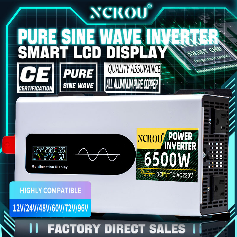 Inversor 12v 24v 48v 72v Para  - Pure Sine Wave Inverter 5000W 48V 220V 评论和价格