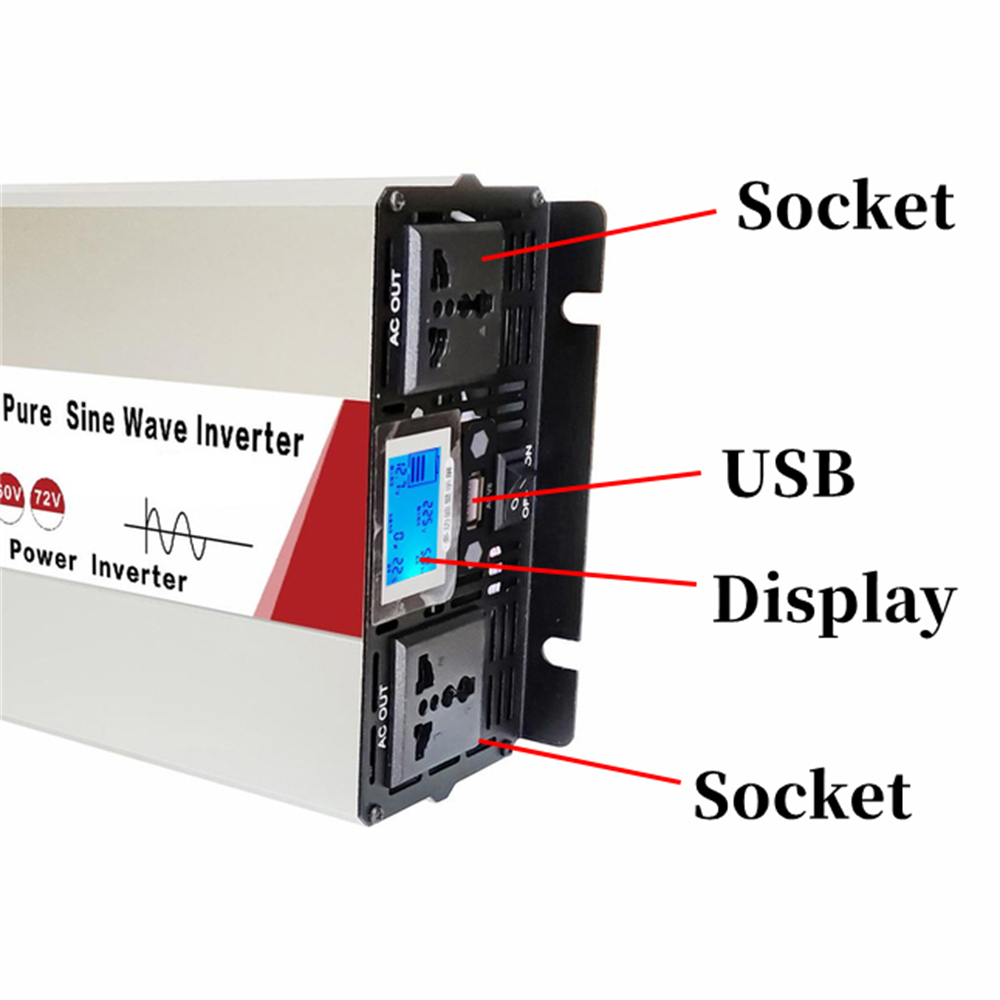4000W/5000W/5500W/3000W Pure S - Inverter Pure Sine Wave 60Hz 120V 3000W 评论和价格